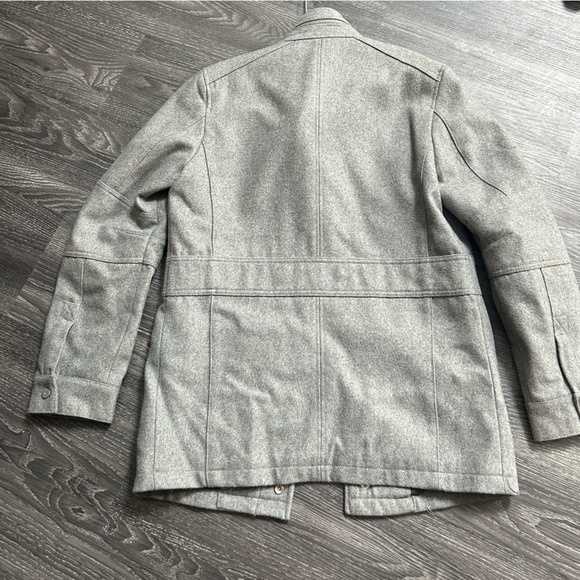 Men’s INC size small gray wool and polyester jacket - Picture 2 of 3